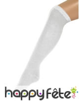 Chaussettes longues blanches
