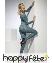 Combinaison léopard bleu