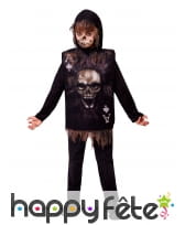 Costume lugubre de as squelette pour enfant