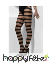 Collants lignés glamour de sorcière