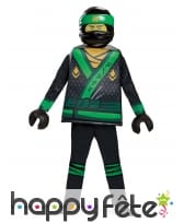 Costume LEGO Lloyd Ninjago enfant, luxe