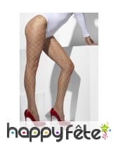 Collants larges mailles blanches, image 1