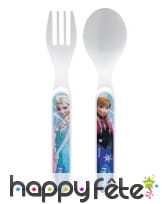 Couverts La Reine des Neiges en plastique