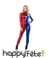 Combinaison moulante arlequin effet mouillé, image 2