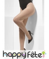 Collants mailles blanches