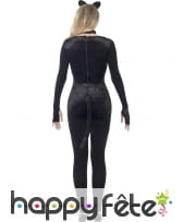 Costume moulant de chat en velour pour ado, image 2