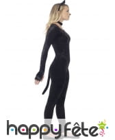 Costume moulant de chat en velour pour ado, image 3