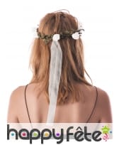 Couronne médiévale de roses blanches, image 1