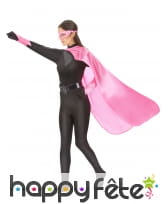 Cape, manchettes et masque rose pour homme, image 1