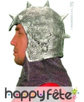 Casque médiéval en latex