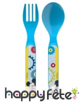 Couverts Mickey Mouse en plastique