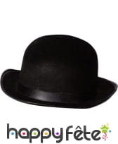 Chapeau melon noir petite taille, image 1