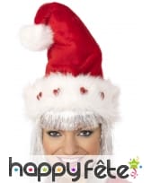 Chapeau mère noel luxe, image 1