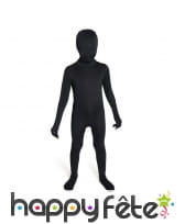 Combinaison Morphsuit noire pour enfant