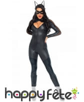 Combinaison moulante noire de catwoman, image 2