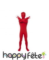 Combinaison Morphsuit rouge pour enfant