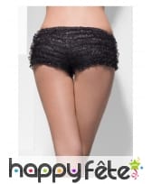 Culotte noire avec froufrou de taille standard, image 1
