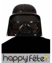 Casque noir d'empereur galactique