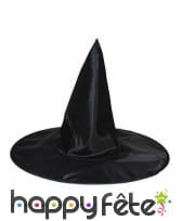 Chapeau noir de sorcière traditionnel, image 2