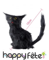 Chat noir décoratif de 12cm, image 1