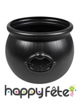 Chaudron noir de sorcière de 25x30cm