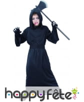 Costume noir de faucheur pour enfant