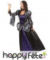 Costume noir et violet de femme vampire, image 1