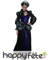 Costume noir et violet de femme vampire, image 3