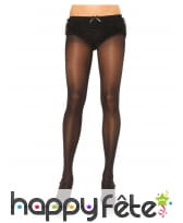 Collants noirs opaque pour adulte