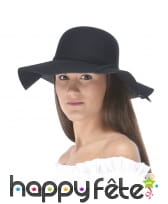 Capeline noire unie