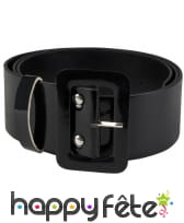 Ceinture noire unie de 1,2m x 5cm