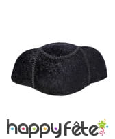 Chapeau noir uni de torero pour adulte