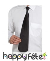 Cravatte noire unie, deluxe