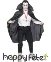 Cape noir vampire homme