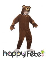 Combinaison ours brun pour enfant, image 1