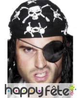Cache oeil de pirate en satin, image 1