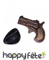 Cache oeil et petit pistolet de pirate pour adulte