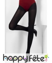 Collant opaque noir, image 1