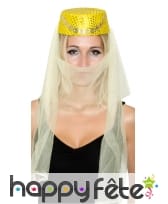 Coiffe orientale or à paillettes, image 1