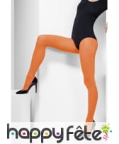 Collant opaque orange, image 1