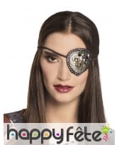 Cache oeil pirate steampunk pour femme