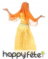Costume orange petite danseuse de bollywood, image 2