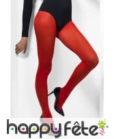 Collant opaque rouge, image 1