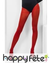 Collant opaque rouge