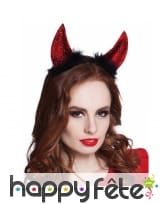 Cornes pailletées avec froufrous, image 1