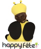 Costume petite abeille jaune et noire pour bébé, image 1