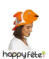 Chapeau poisson clown pour adulte
