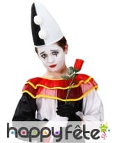 Chapeau pointu de Pierrot pour enfant