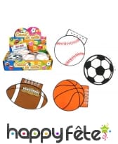 Carnet papier en forme de ballon