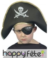 Chapeau pirate enfant bicorne, image 2